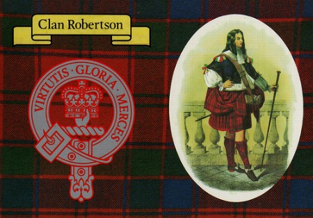 robertson clan tartan kilt crest storey bill painting
