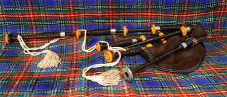 set of Great Highland bagpipes