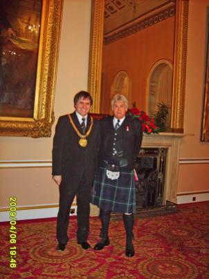 your kilt photos Colin and the Mayor of Liverpool