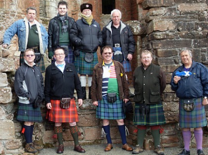 pictures of men in kilts