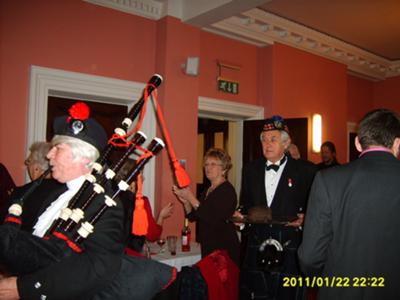 Colin and the Piper on Robert Burns Day