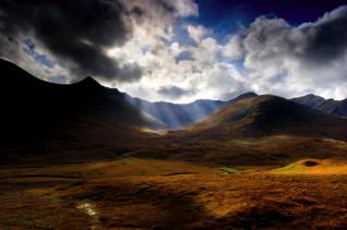 mountain scenery in Scotland