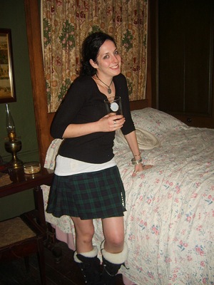 ladies kilt black watch tartan