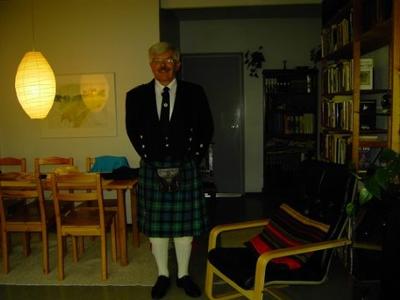 Mike in his kilt