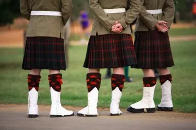 soldiers wearing Regimental Highland Dress soldiers wearing Regimental Highland Dress