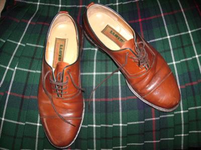 Kilt shoes for day wear
